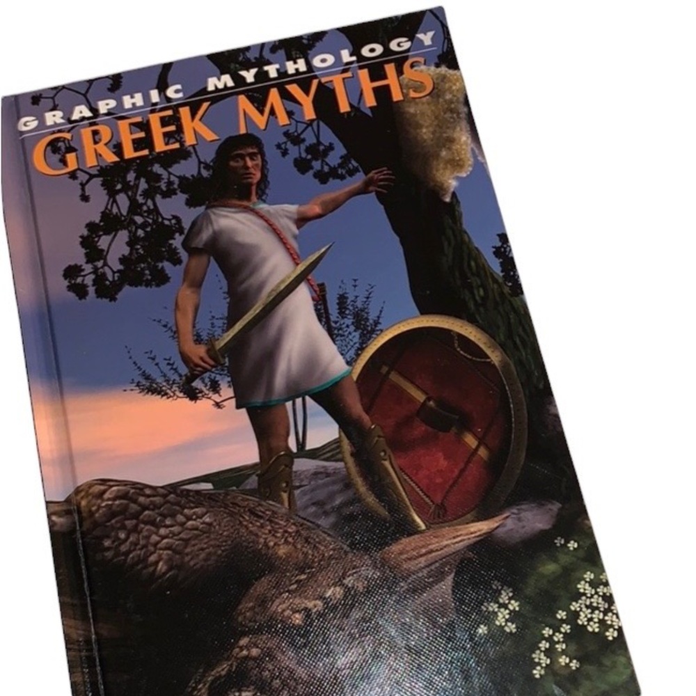 Greek myths graphic text